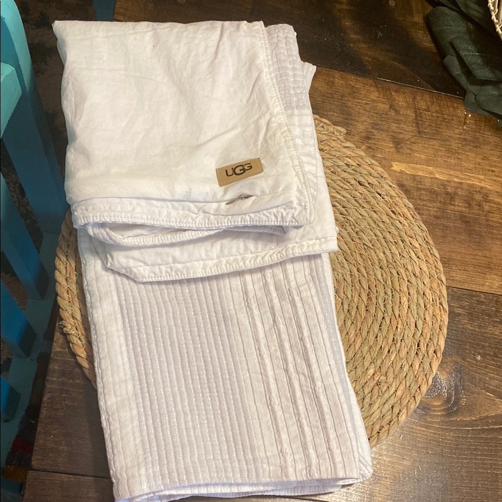 UGG king pillow case shams set of 2